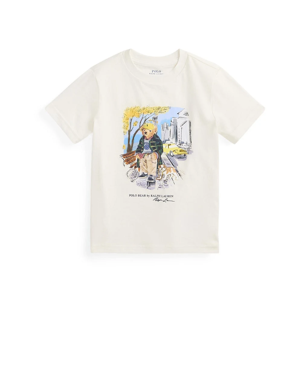 Дитяча футболка Polo Bear Polo Ralph Lauren Kids 322979493001, білий колір • Купити в інтернет-магазині Kameron