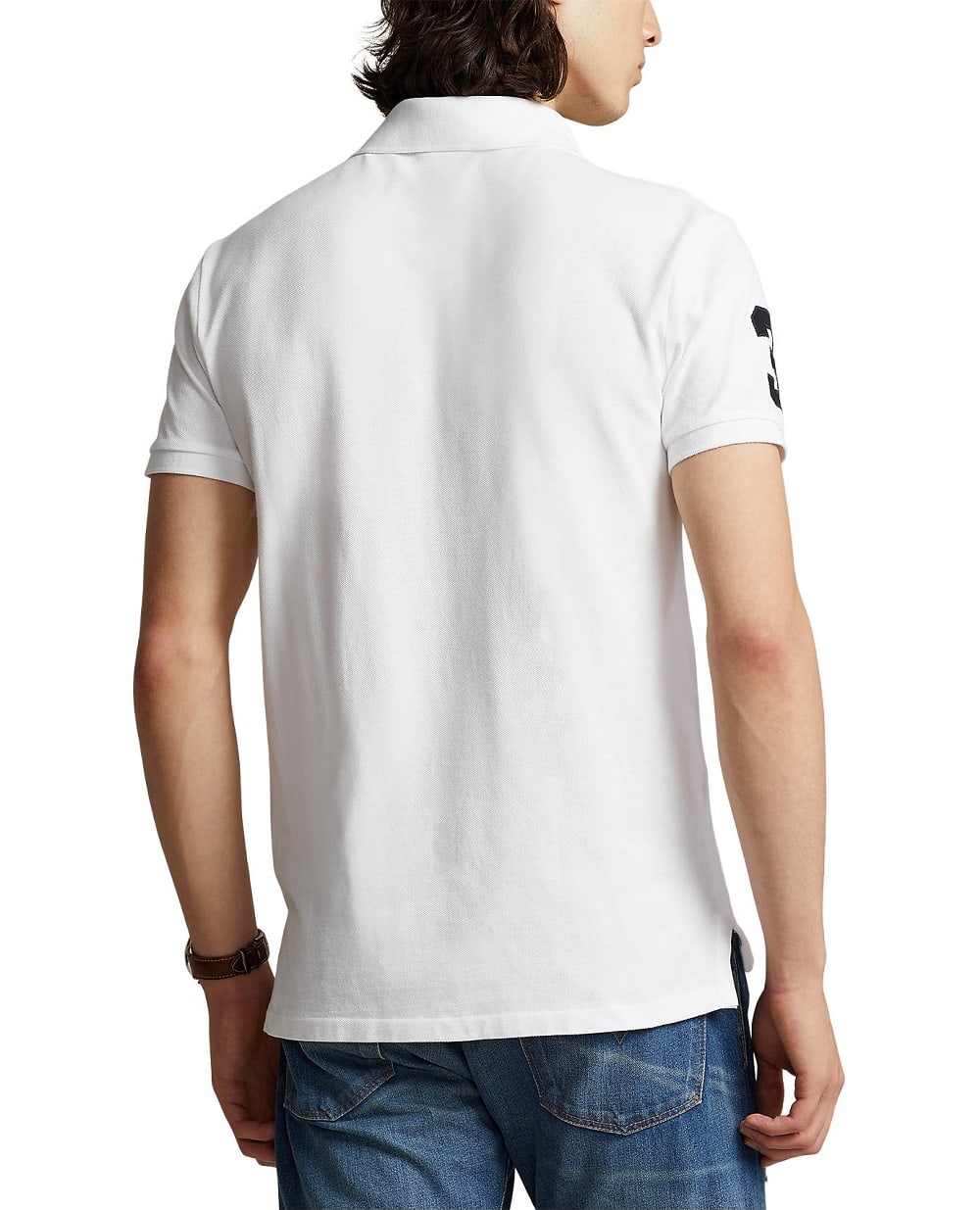 Поло Mesh Polo Ralph Lauren 710688969003, білий колір • Купити в інтернет-магазині Kameron