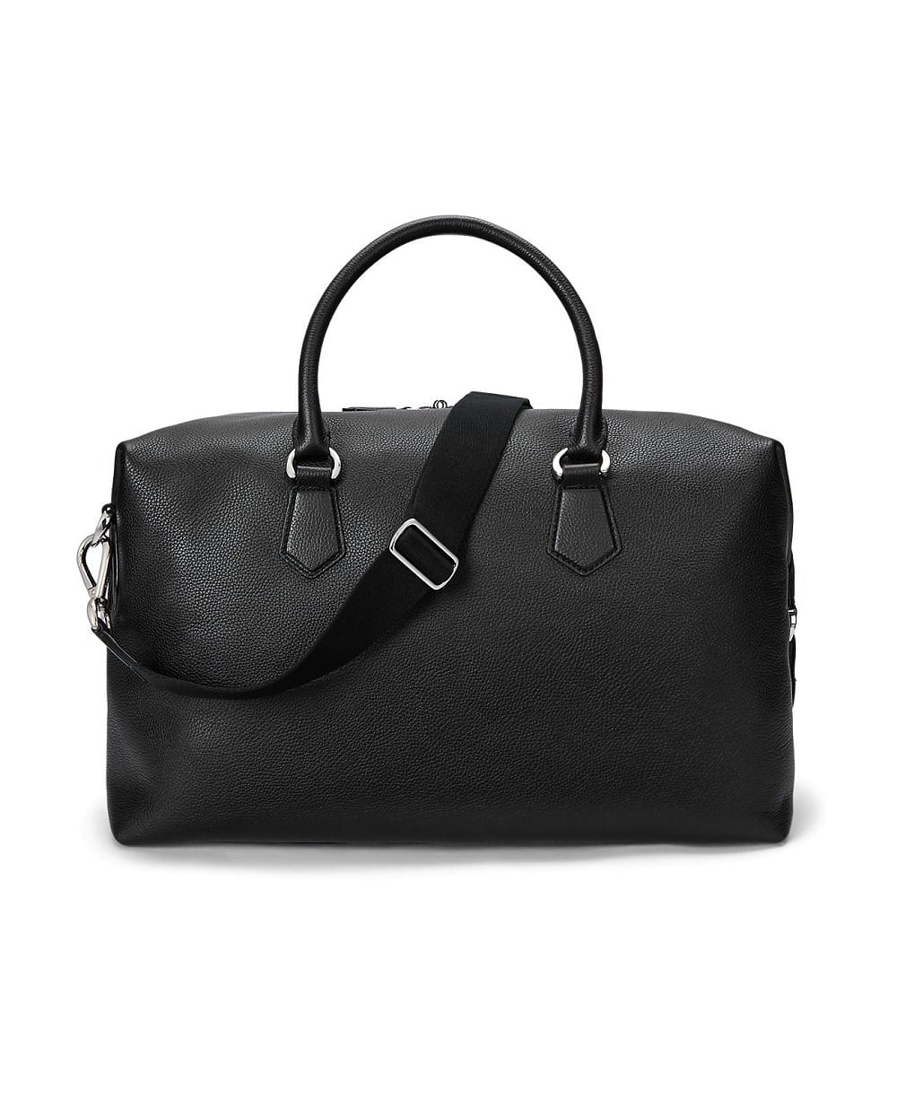 Сумка из коровьей кожи Polo Ralph Lauren 405962459001, черный цвет • Купить в интернет-магазине Kameron