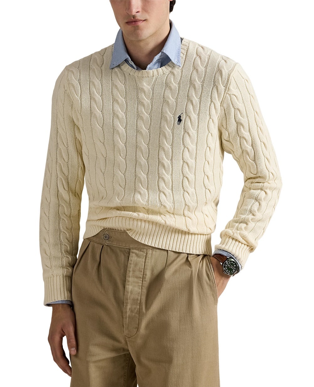 Свитер Polo Ralph Lauren 710775885024, кремовый цвет • Купить в интернет-магазине Kameron