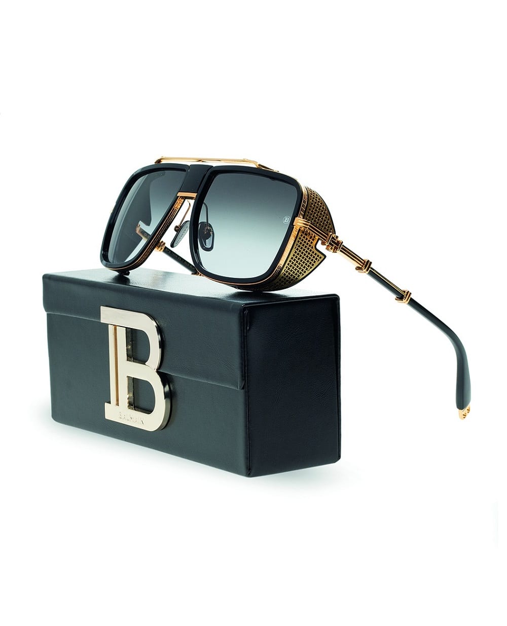 Сонцезахисні окуляри O.R. Balmain BPS-104A-59, чорний колір • Купити в інтернет-магазині Kameron