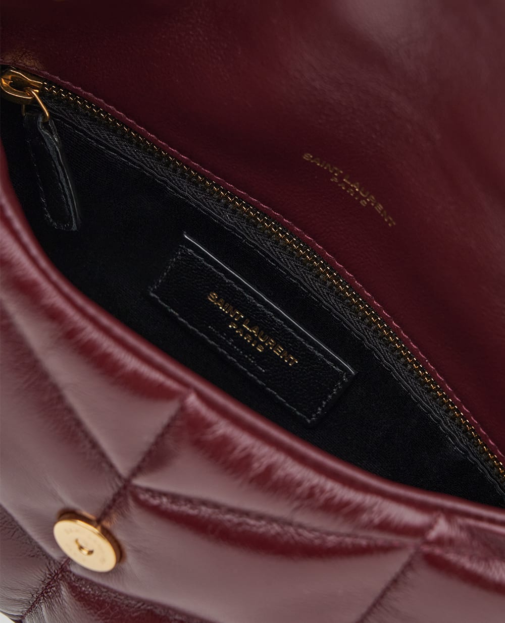 Сумка Saint Laurent 759337-AAFFA, бордовий колір • Купити в інтернет-магазині Kameron