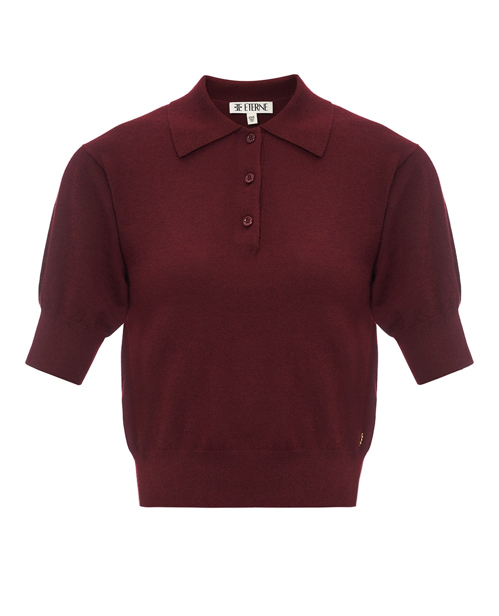 Поло із кашеміру Eterne ECS342-11, бордовий колір • Купити в інтернет-магазині Kameron