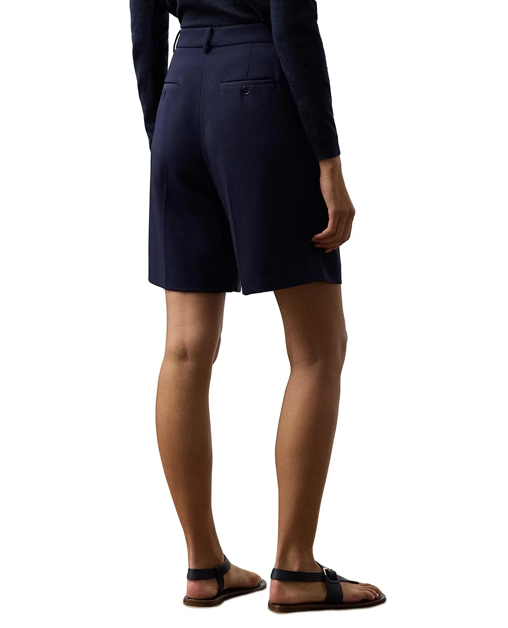 Шорти Minetta із вовни Ralph Lauren Collection 290P10232002, синій колір • Купити в інтернет-магазині Kameron