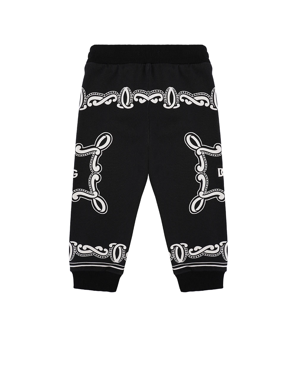 Детские спортивные брюки (костюм) Dolce&Gabbana Kids L1JPIB-II7FQ, черный цвет • Купить в интернет-магазине Kameron
