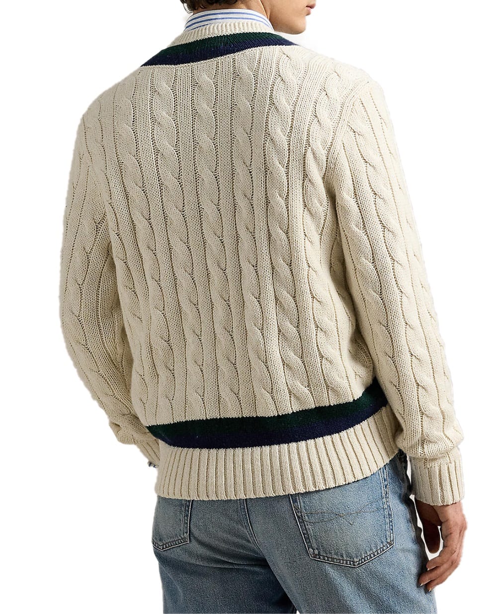 Пуловер із кашеміру Polo Ralph Lauren 710970656001, кремовий колір • Купити в інтернет-магазині Kameron