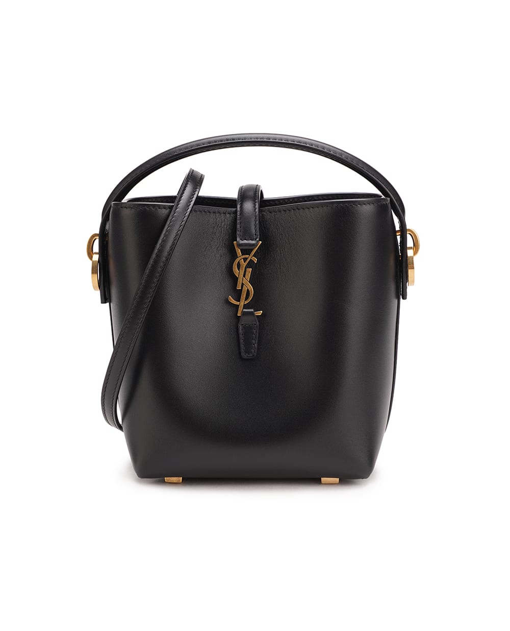 Шкіряна сумка Le 37 Mini Saint Laurent 765870-2R20W, чорний колір • Купити в інтернет-магазині Kameron