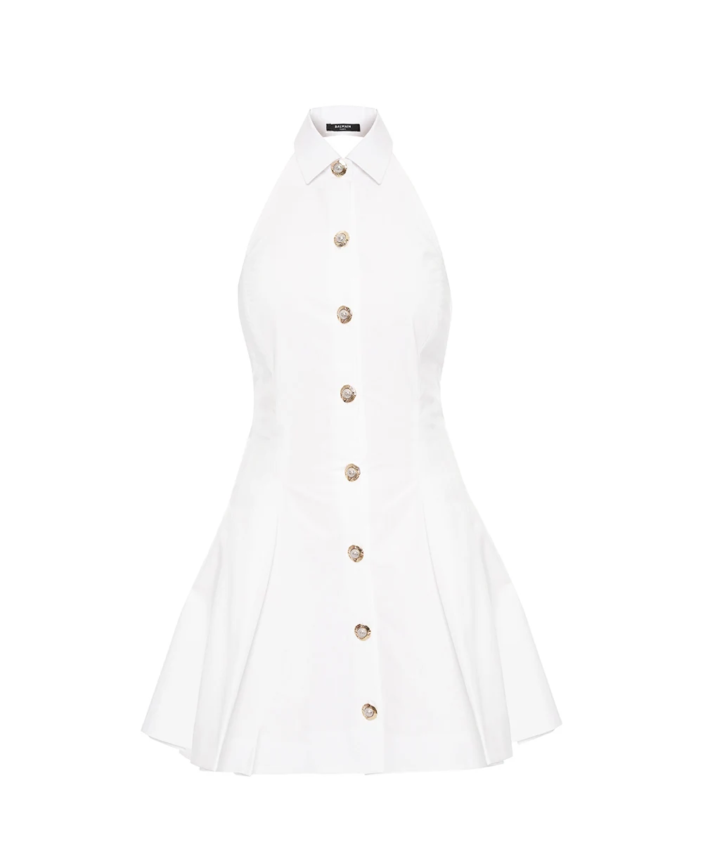 Платье Balmain FF1R5128CB09, белый цвет • Купить в интернет-магазине Kameron