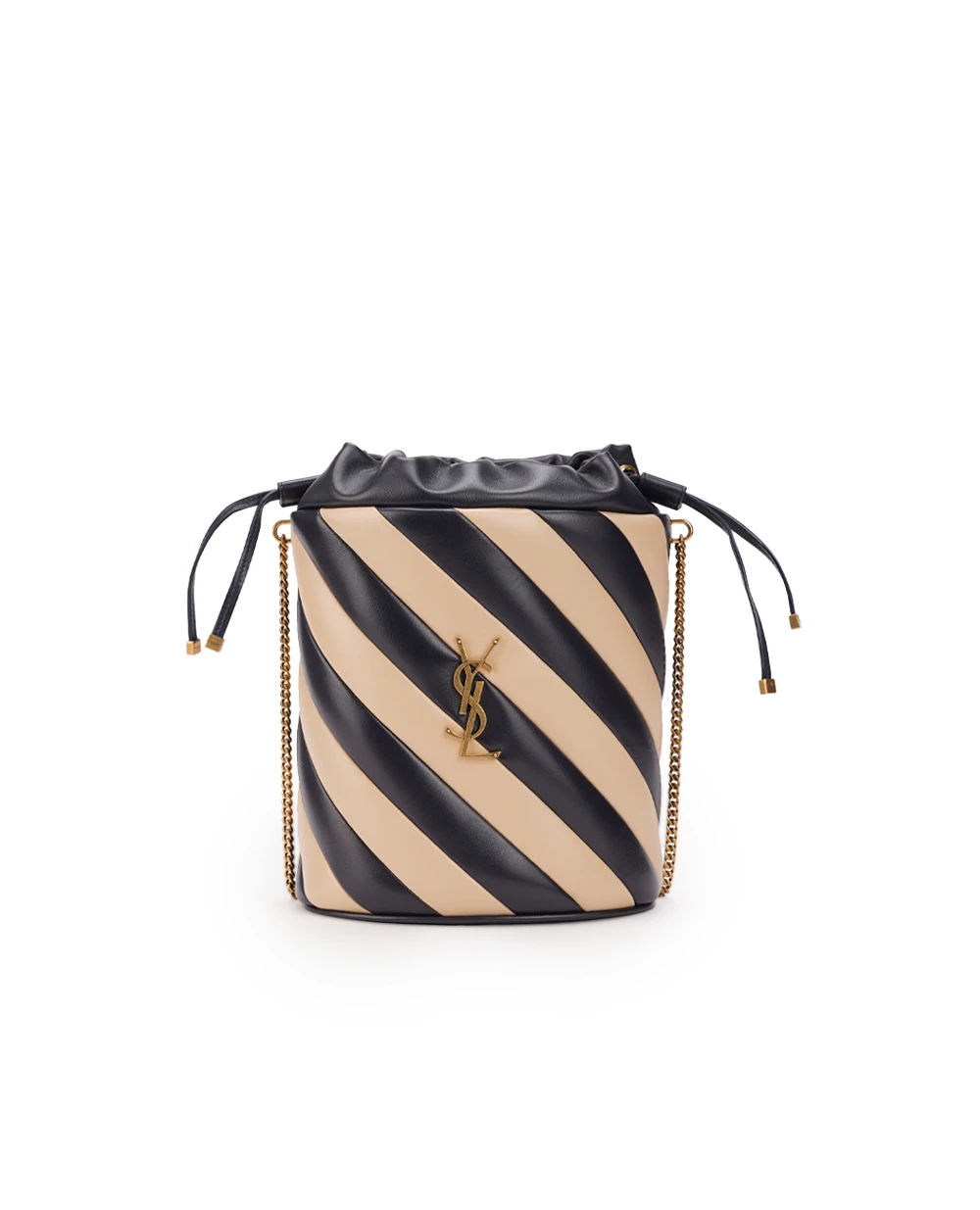 Кожаная сумка Alix Gold Saint Laurent 734949-AABR6, темно-синий цвет • Купить в интернет-магазине Kameron