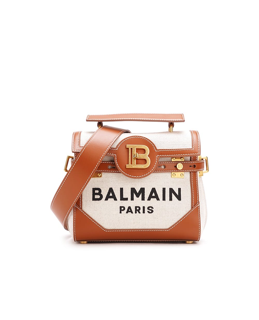 Сумка B-Buzz 23 Balmain BN1DB530TCFE, бежевый цвет • Купить в интернет-магазине Kameron
