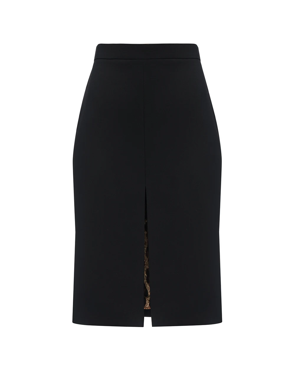Юбка из шерсти Dolce&Gabbana F4CU2T-FU2L8, черный цвет • Купить в интернет-магазине Kameron