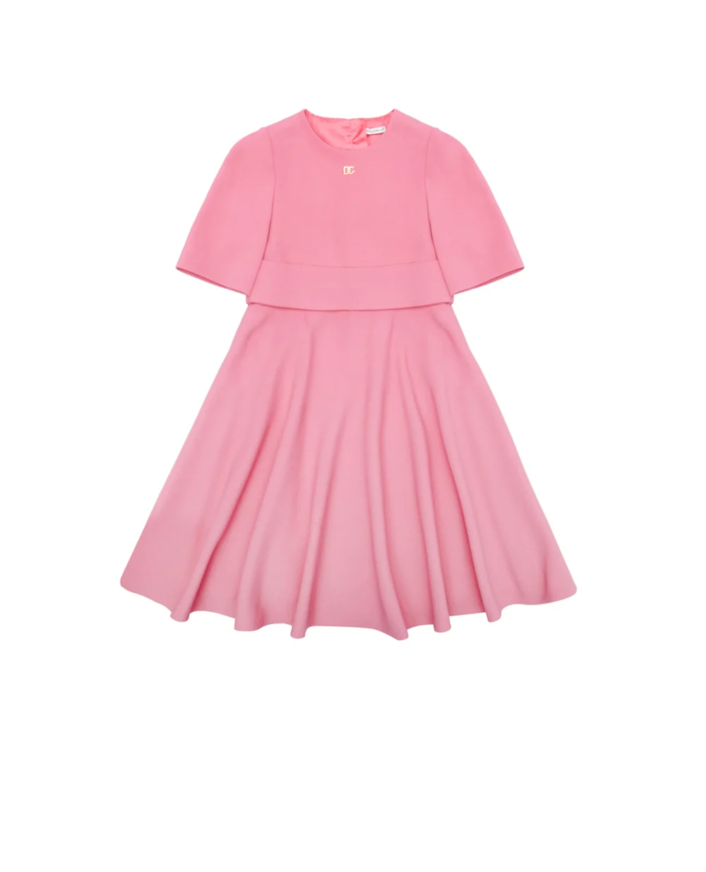 Детское платье Dolce&Gabbana Kids L52DS3-FURDV-B, розовый цвет • Купить в интернет-магазине Kameron