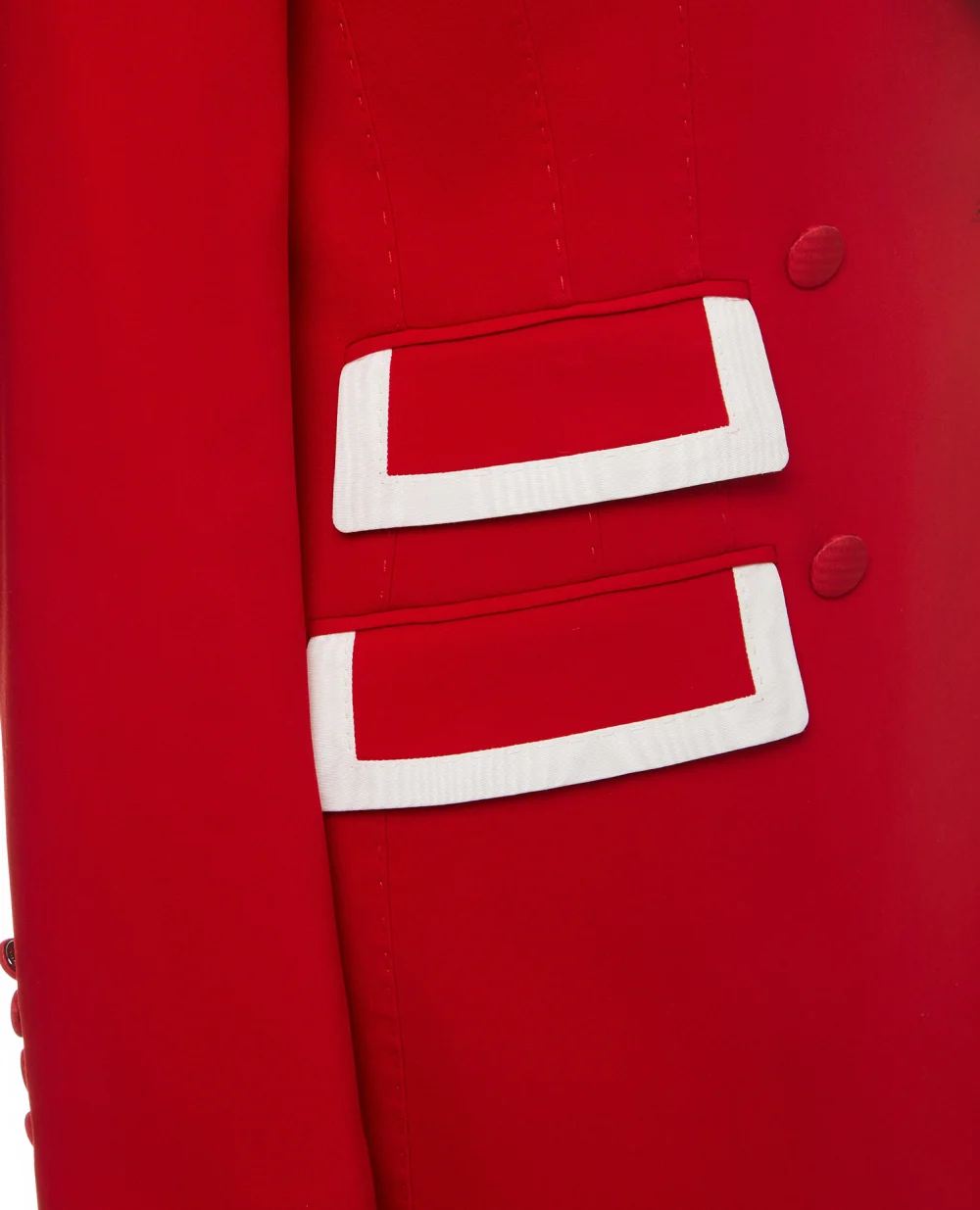 Шерстяной жакет Dolce&Gabbana F29EGT-FUCC6, красный цвет • Купить в интернет-магазине Kameron