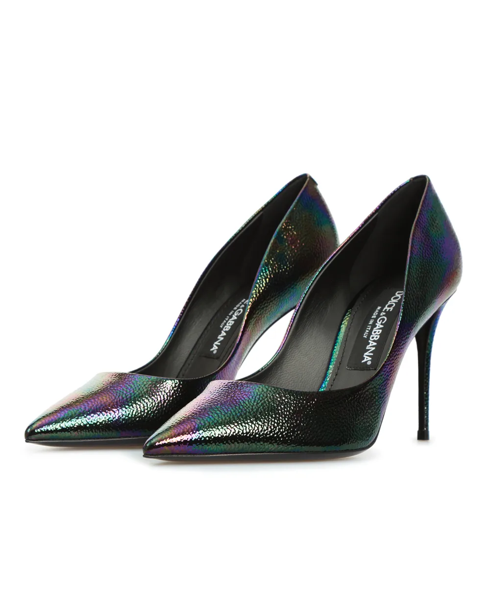 Кожаные лодочки Cardinale Dolce&Gabbana CD1657-AQ559, разноцветный цвет • Купить в интернет-магазине Kameron