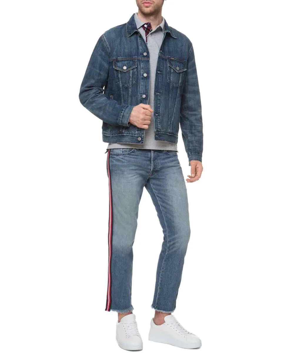 Джинсы Varick Polo Ralph Lauren 710745783001, голубой цвет • Купить в интернет-магазине Kameron