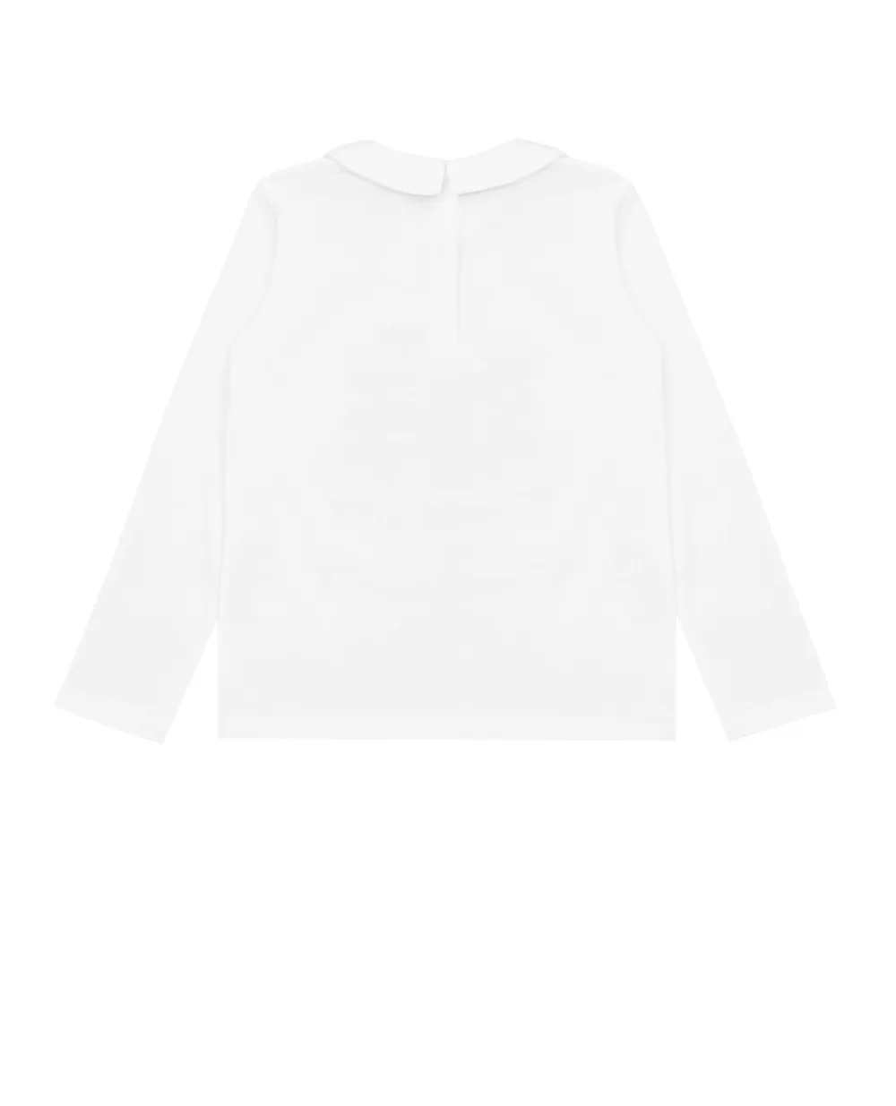 Детский лонгслив Dolce&Gabbana Kids L2JTGC-G7XUV, белый цвет • Купить в интернет-магазине Kameron