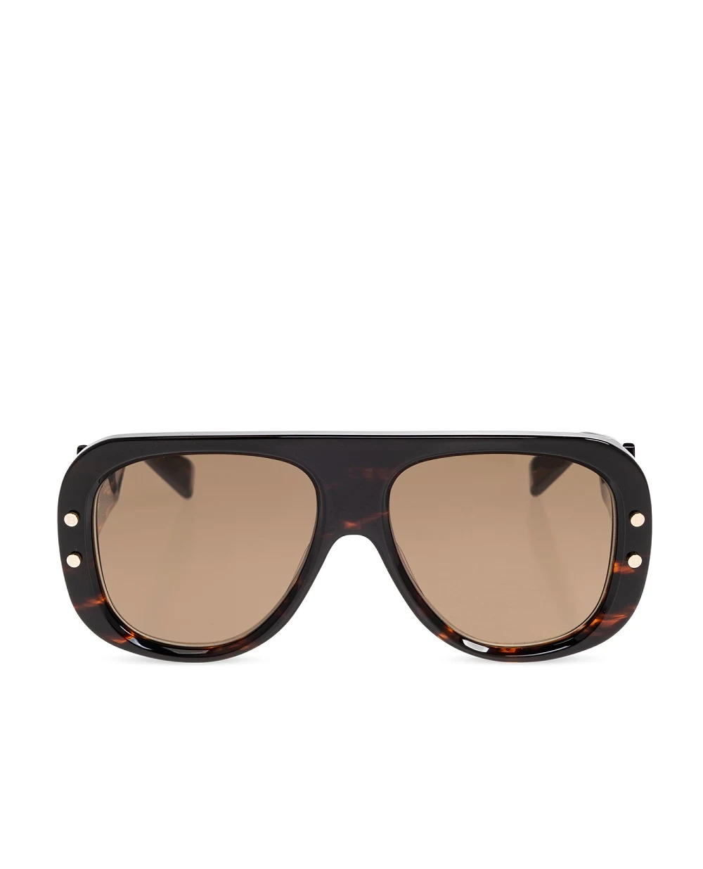 Солнцезащитные очки Balmain Pulse Balmain BPS-185B-57, темно-коричневый цвет • Купить в интернет-магазине Kameron