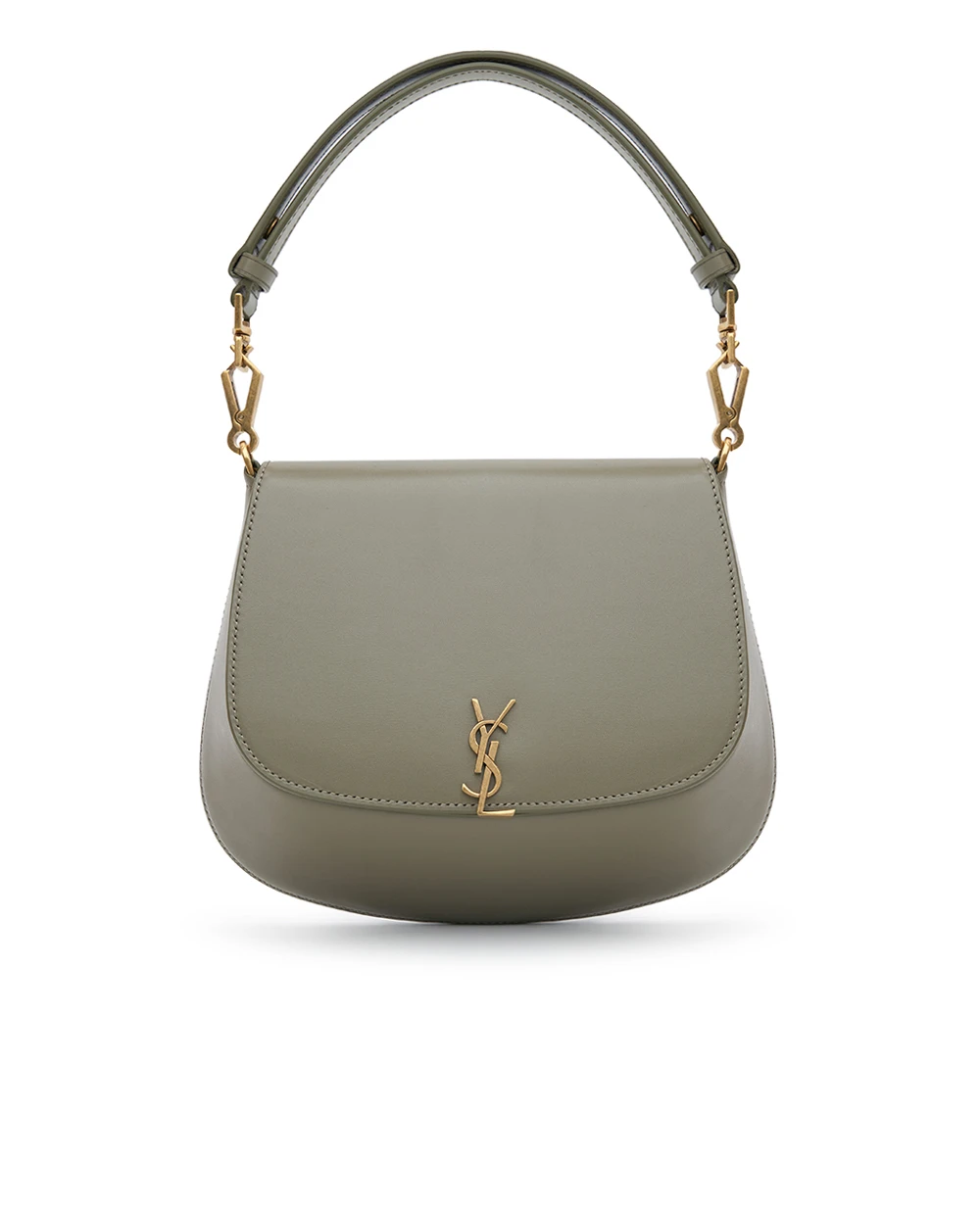 Кожаная сумка Voltaire Saint Laurent 844299-AAFF9, светло-зеленый цвет • Купить в интернет-магазине Kameron