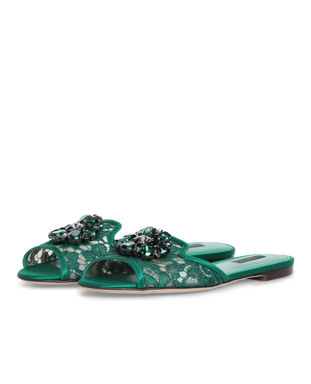 Мюли Lase Dolce&Gabbana CQ0023-AL198, зеленый цвет • Купить в интернет-магазине Kameron
