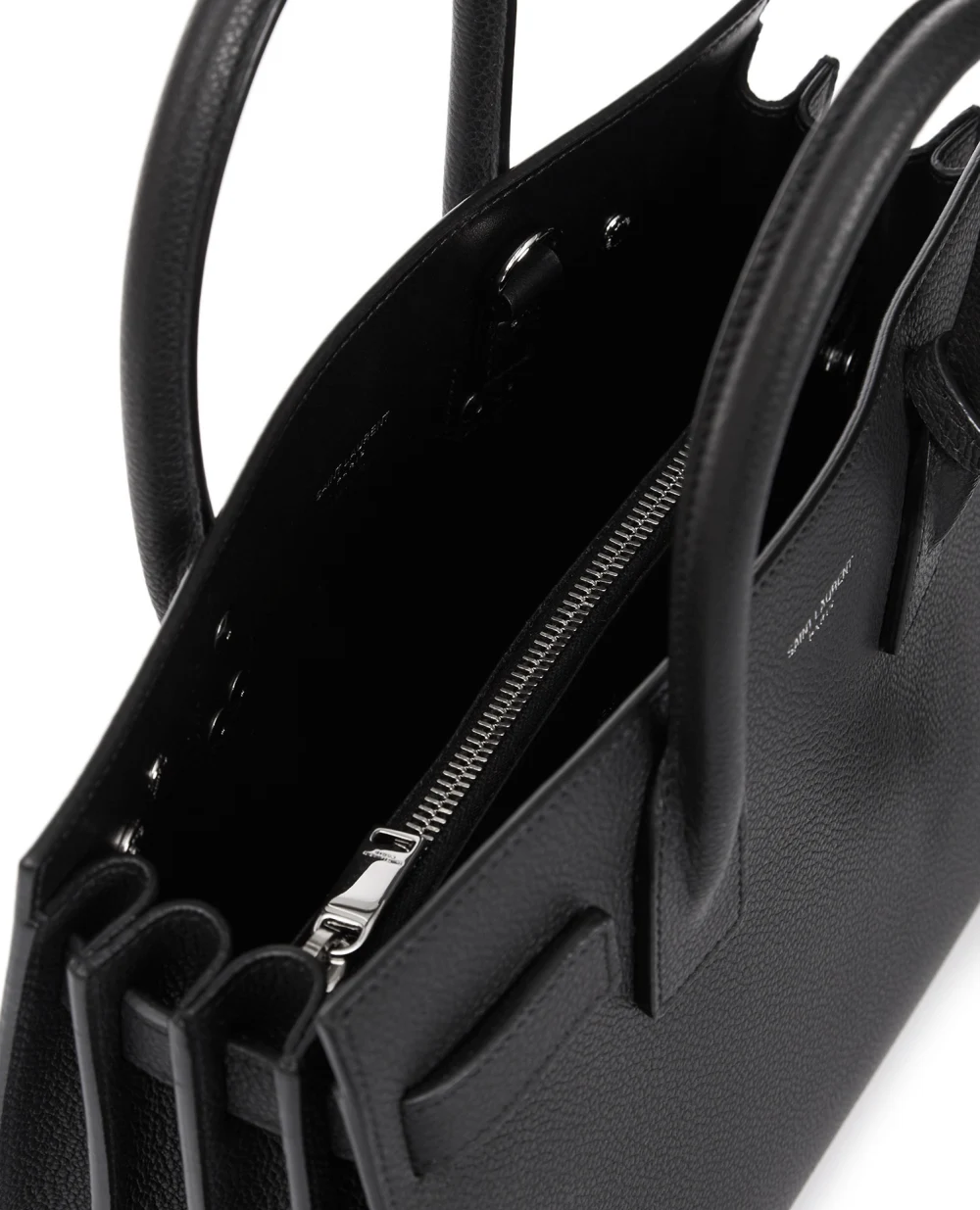 Кожаная сумка Sac De Jour Small Saint Laurent 378299-B681N-, черный цвет • Купить в интернет-магазине Kameron