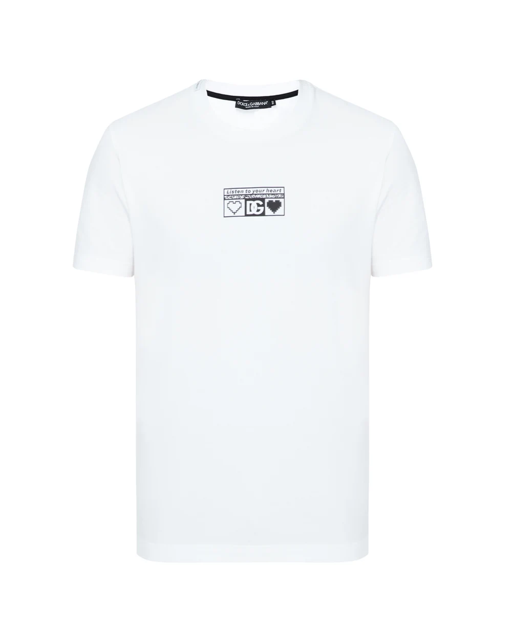 Футболка Dolce&Gabbana G8PB9T-HU7MA, белый цвет • Купить в интернет-магазине Kameron