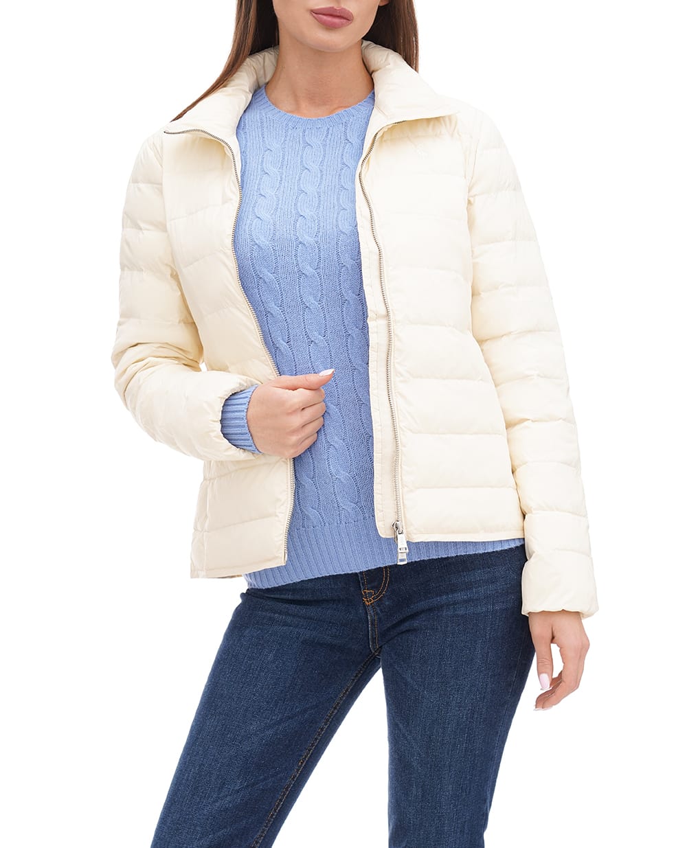 Куртка Polo Ralph Lauren 211908447003, молочный цвет • Купить в интернет-магазине Kameron