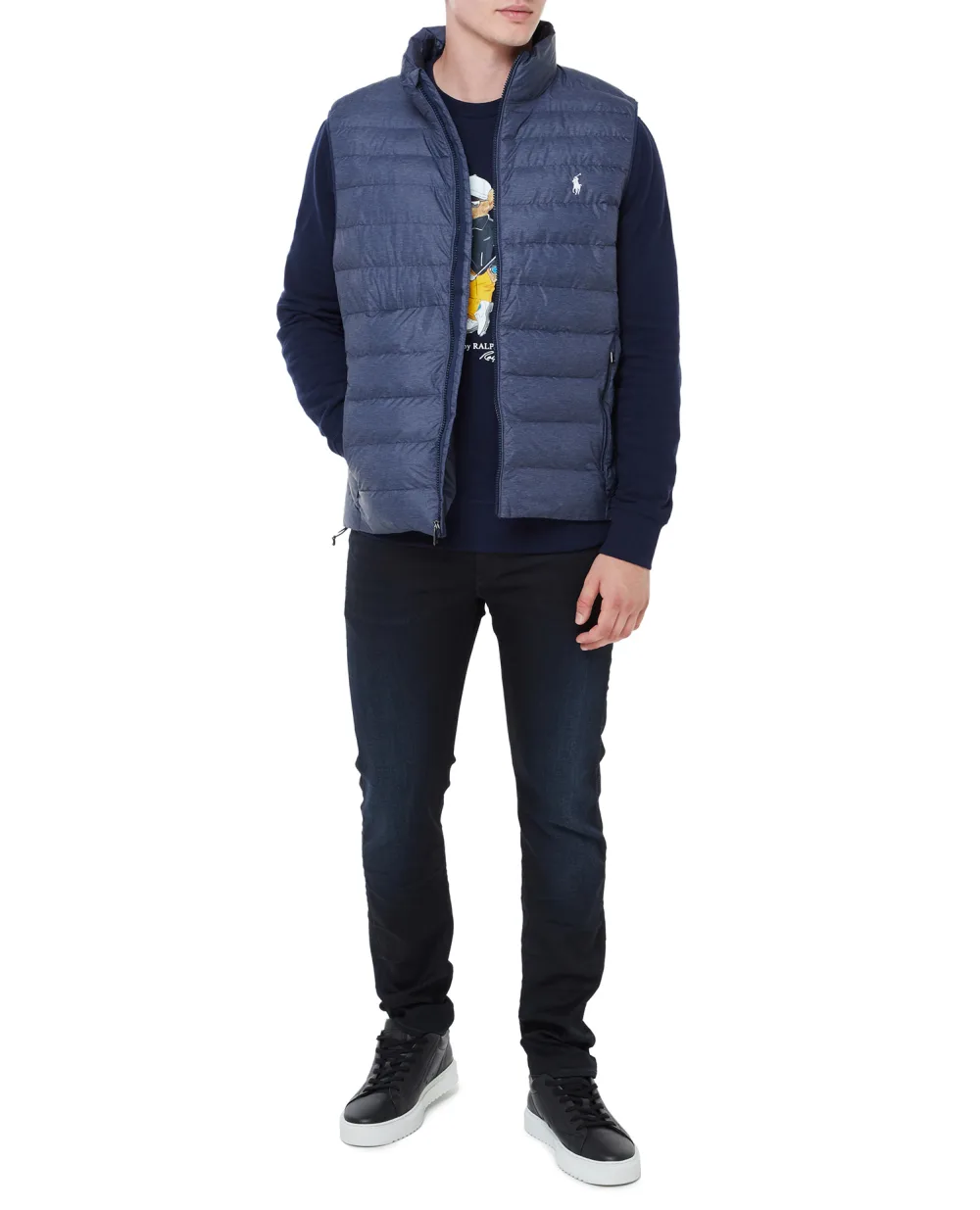 Жилет Polo Ralph Lauren 710810898033, синий цвет • Купить в интернет-магазине Kameron