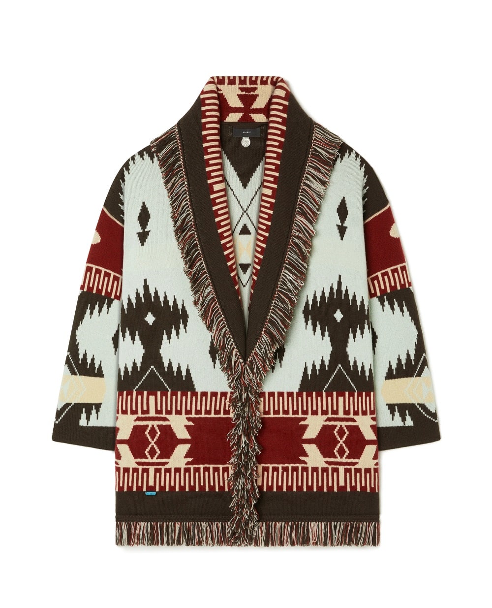 Кардиган из кашемира Alanui LWHB064R26KNI027416E, коричневый цвет • Купить в интернет-магазине Kameron