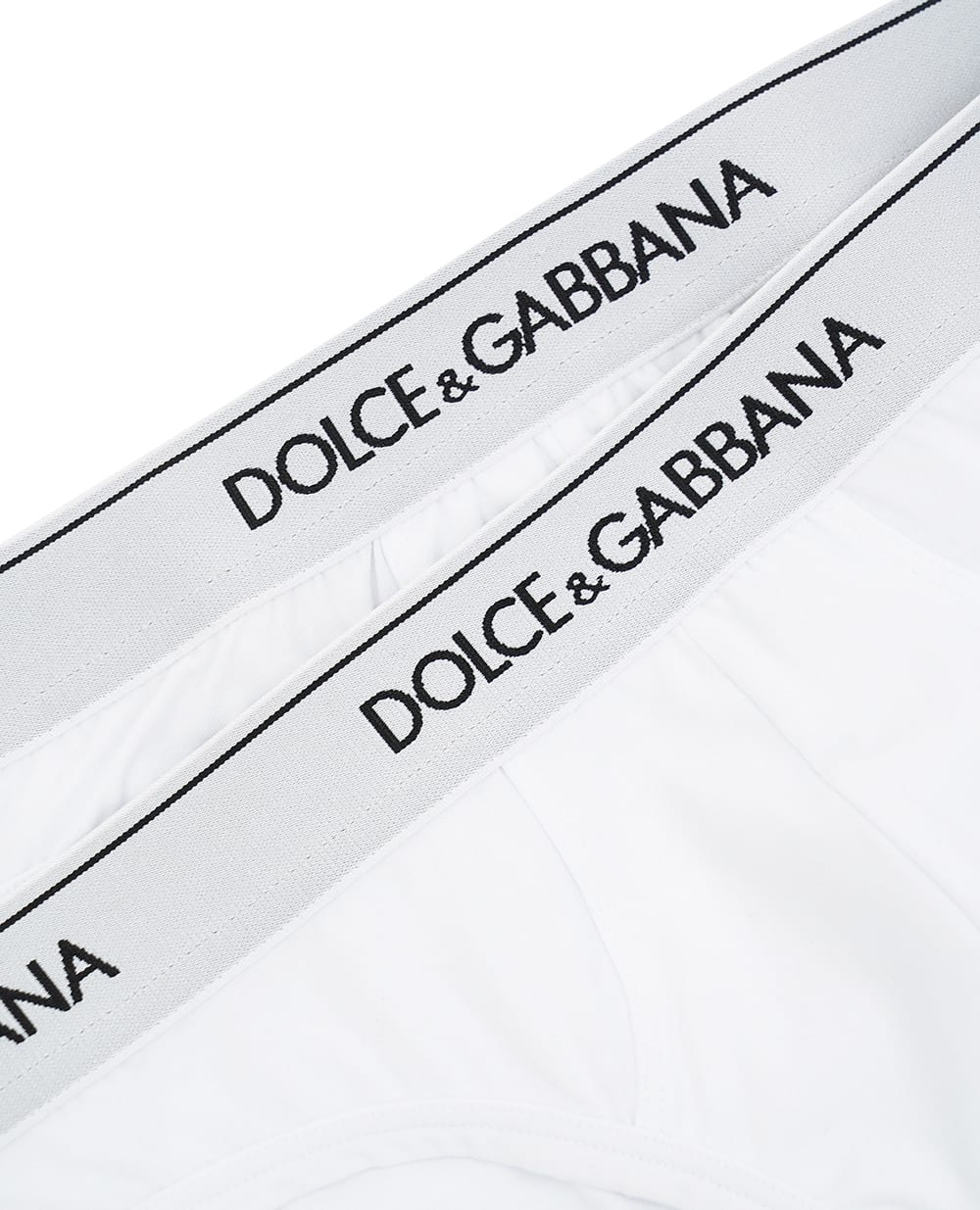 Брифы (2 шт.) Dolce&Gabbana M9C03J-ONN95, белый цвет • Купить в интернет-магазине Kameron