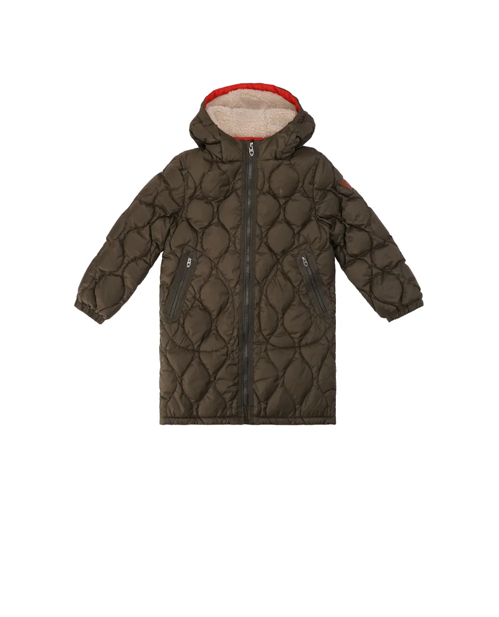 Детский пуховик удлиненный Polo Ralph Lauren Kids 322915139002, зеленый цвет • Купить в интернет-магазине Kameron