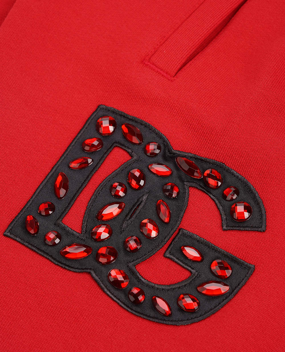 Детские спортивные брюки (костюм) Dolce&Gabbana Kids L5JPB1-G7K5N-B, бордовый цвет • Купить в интернет-магазине Kameron