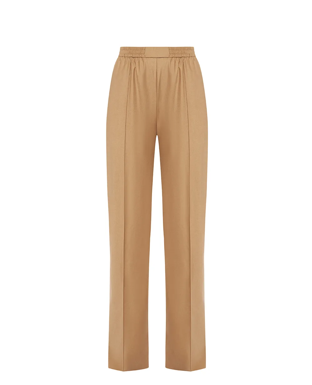 Штани з вовни Yves Salomon 26WYP040XXWO2W, бежевий колір • Купити в інтернет-магазині Kameron