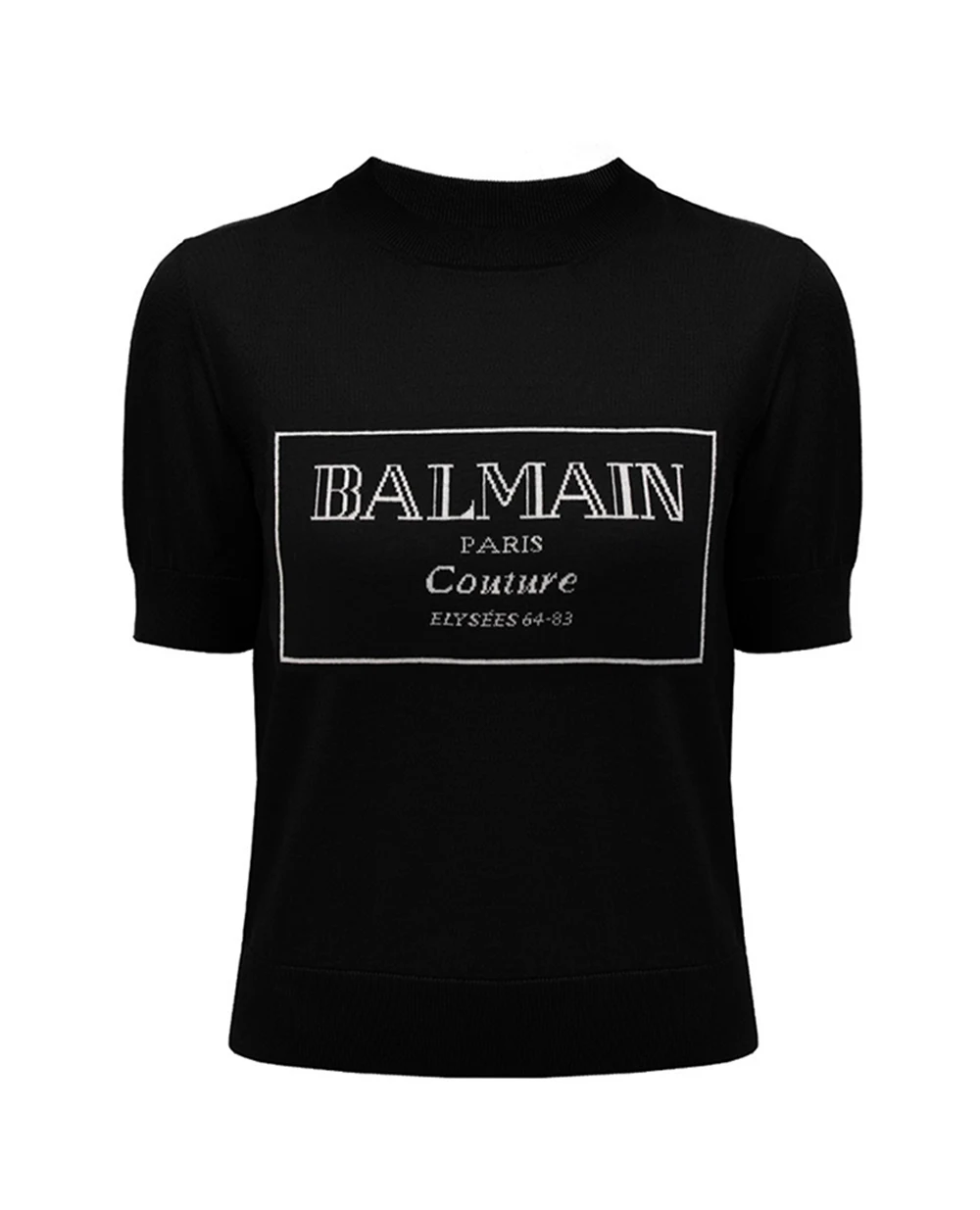 Топ Balmain EF1KA115KH87, чорний колір • Купити в інтернет-магазині Kameron