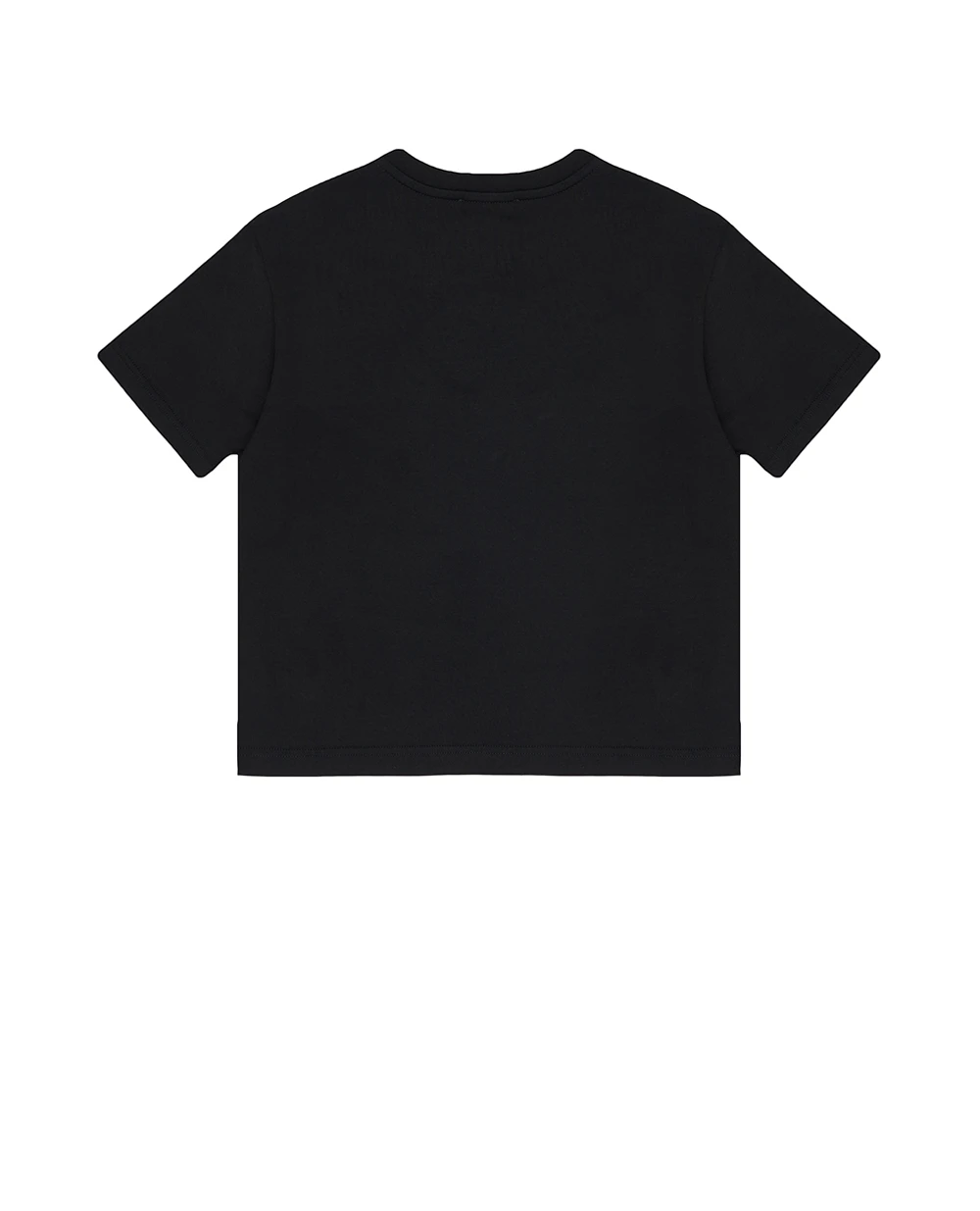 Дитяча футболка з логотипом DG Dolce&Gabbana Kids L4JTHV-G7O5R-B, чорний колір • Купити в інтернет-магазині Kameron