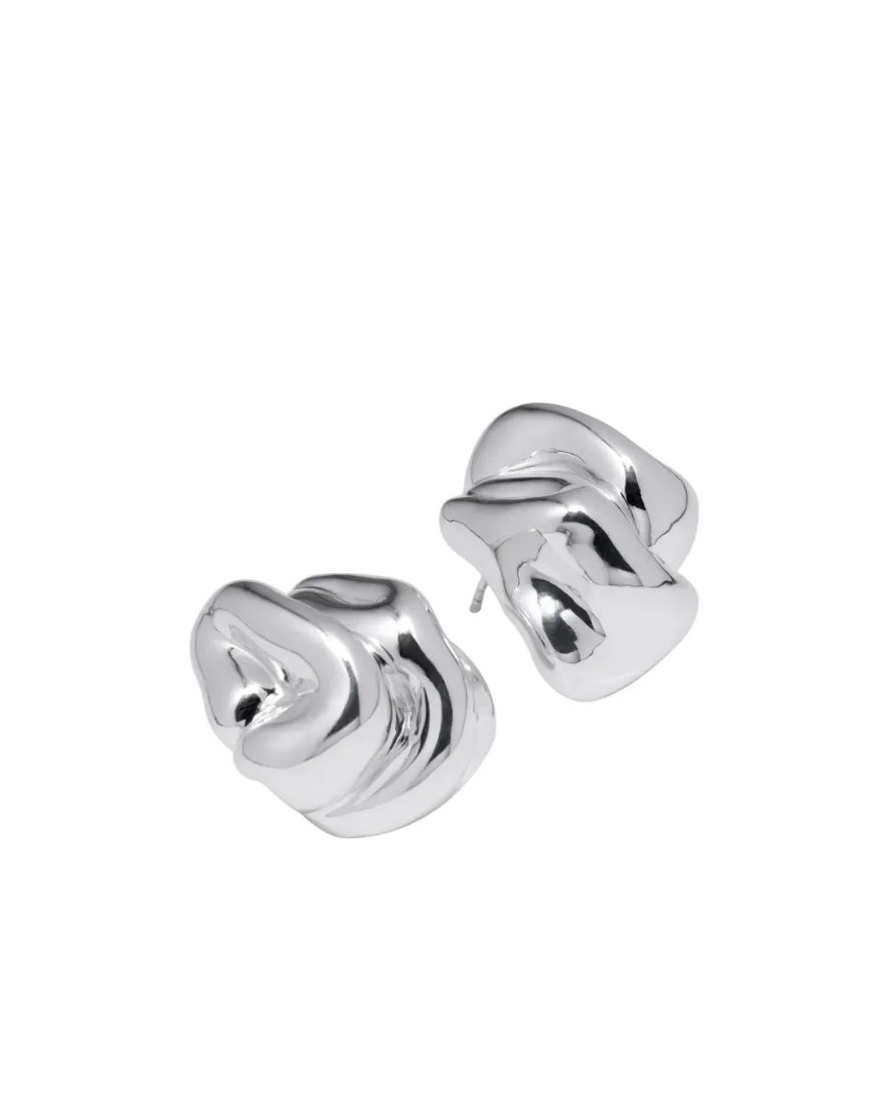 Серьги из переработанного серебра Completedworks R2212-SILVER, серебряный цвет • Купить в интернет-магазине Kameron