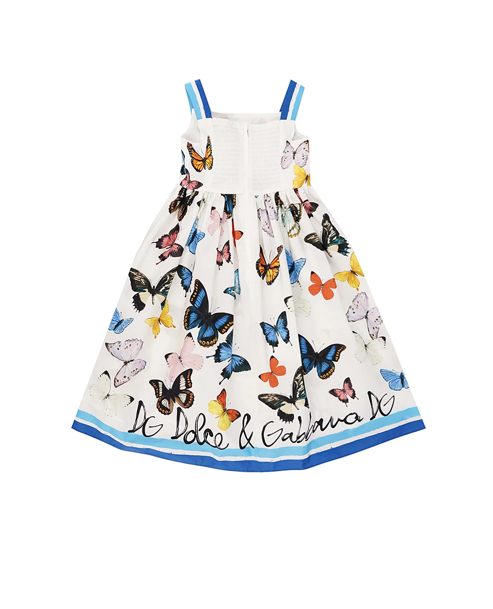 Дитяча сукня Dolce&Gabbana Kids L54DE4-FI5KS-S, білий колір • Купити в інтернет-магазині Kameron