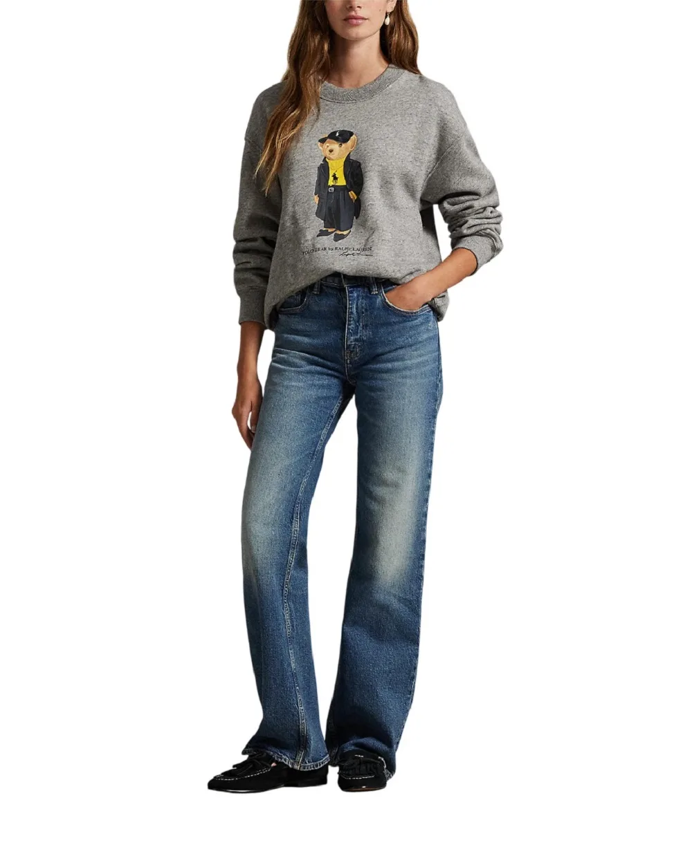 Світшот Polo Bear Polo Ralph Lauren 211A87104001, сірий колір • Купити в інтернет-магазині Kameron