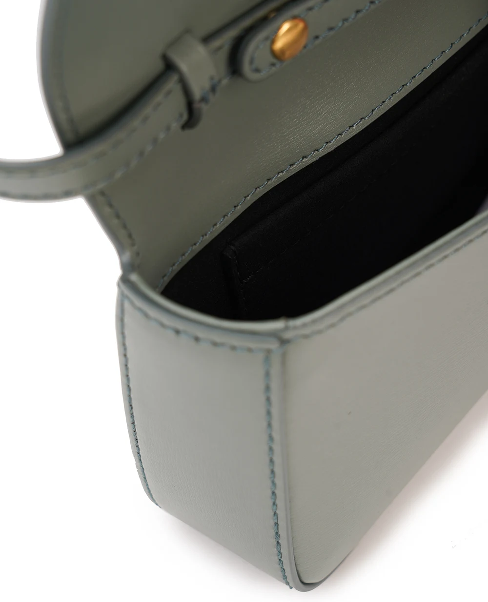 Шкіряна сумка B-Buzz 17 Mini Balmain EN1DG811LSLX, зелений колір • Купити в інтернет-магазині Kameron