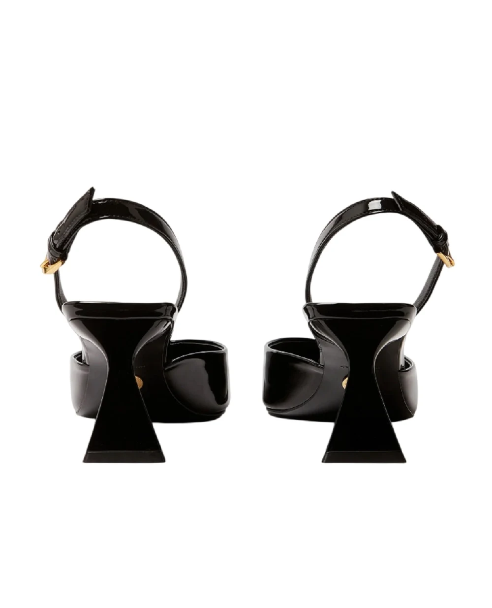 Туфли-слингбэки Elsa лакированные Stella McCartney 810604AP0AP0, черный цвет • Купить в интернет-магазине Kameron