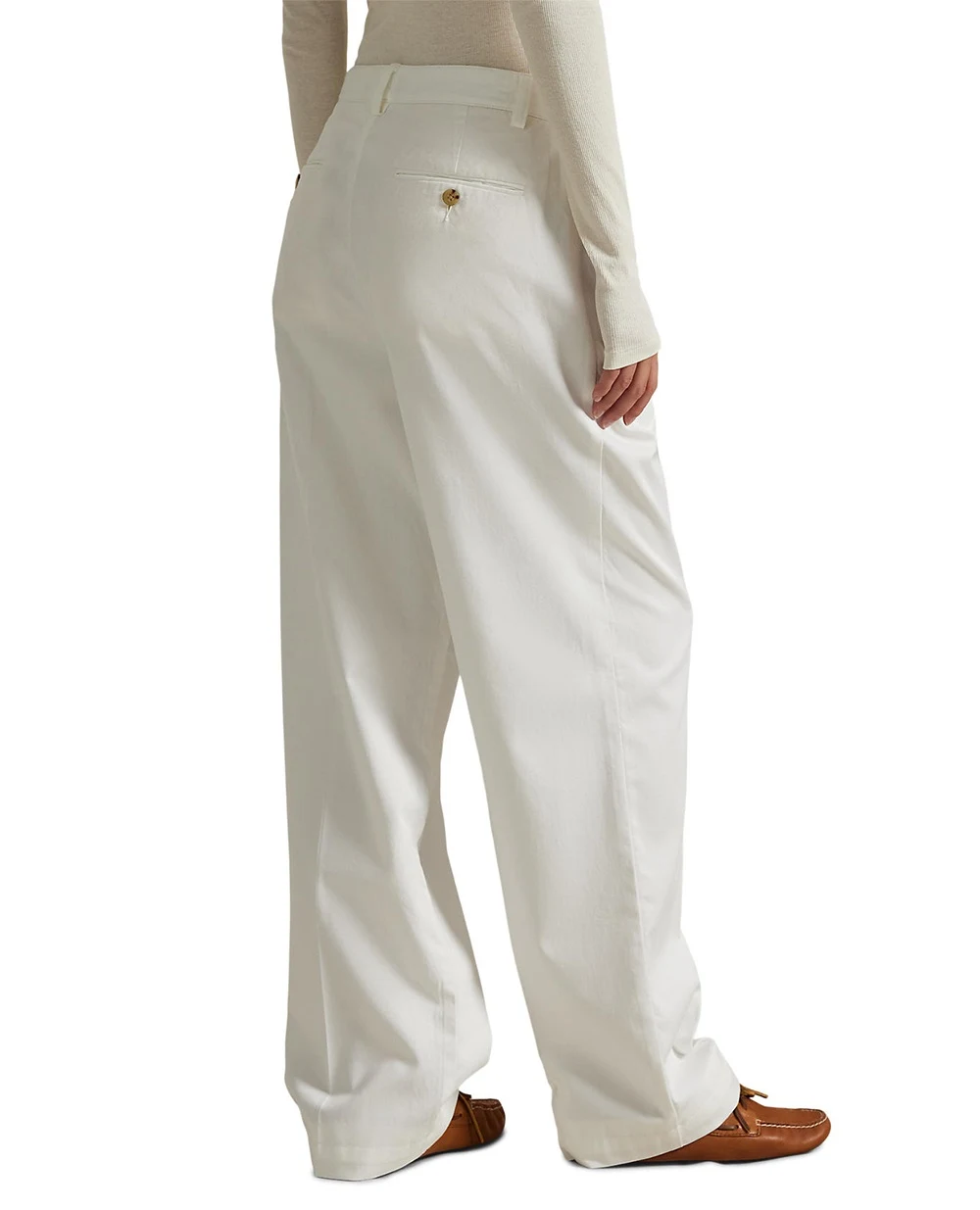 Штани Polo Ralph Lauren 211A96676002, білий колір • Купити в інтернет-магазині Kameron