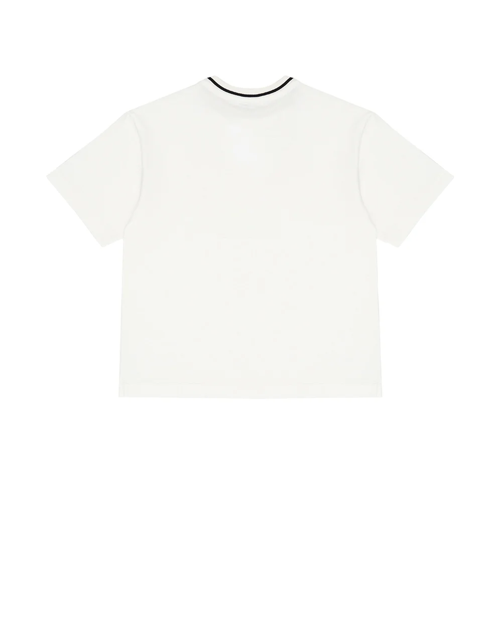 Дитяча футболка з принтом Dolce&Gabbana Kids L4JTHV-G7PTO-S, білий колір • Купити в інтернет-магазині Kameron