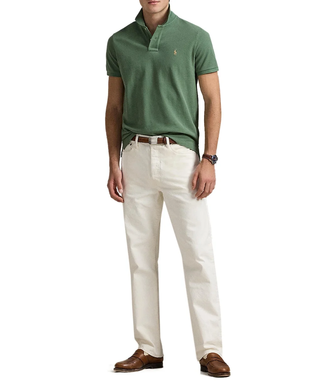 Поло Polo Ralph Lauren 710680784439, зелений колір • Купити в інтернет-магазині Kameron