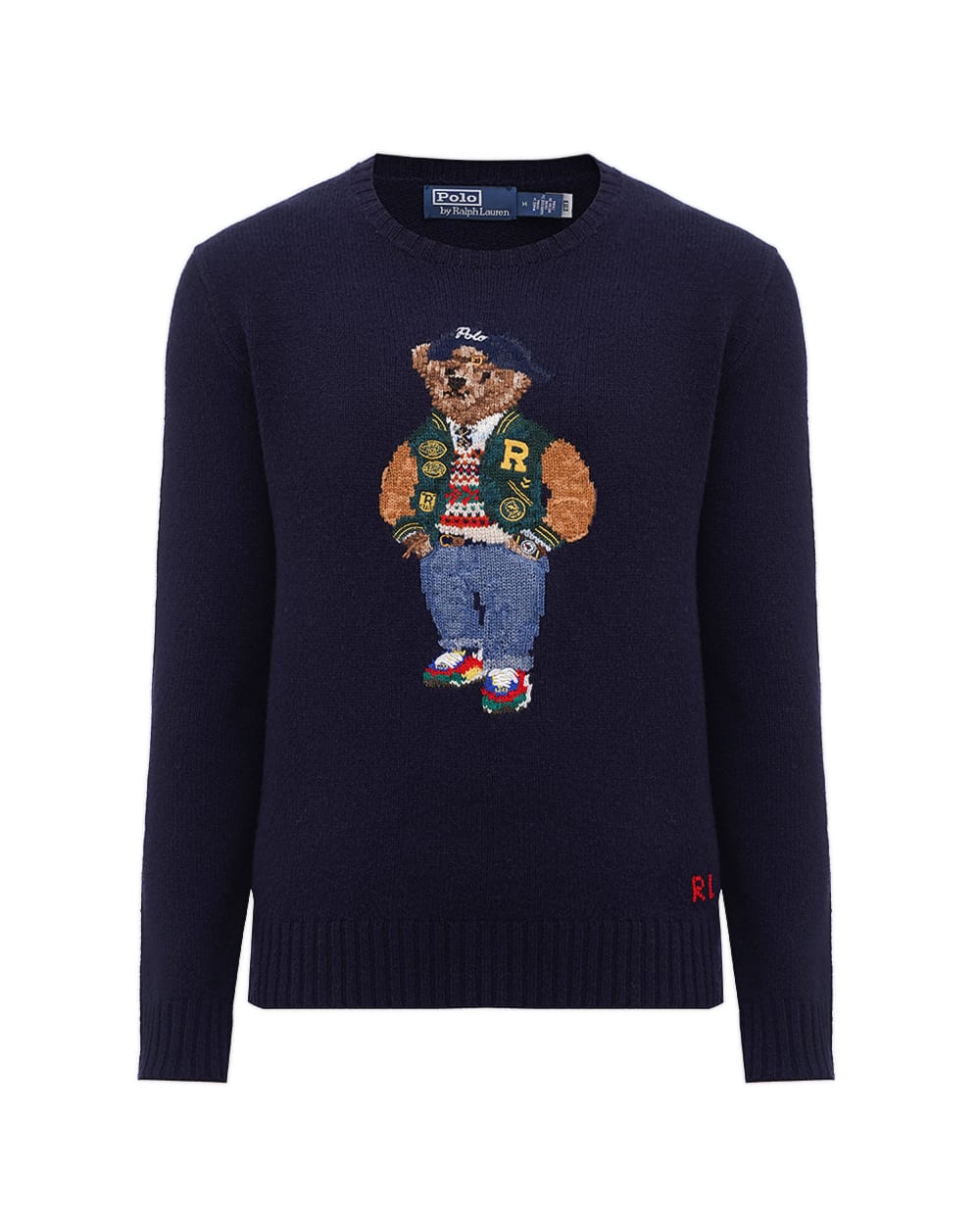 Свитер Polo Bear Polo Ralph Lauren 710946138001, темно-синий цвет • Купить в интернет-магазине Kameron