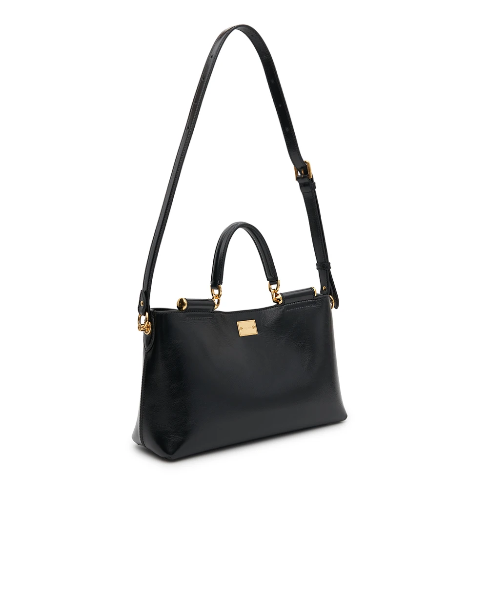 Сумка Vittoria Medium з телячої шкіри Dolce&Gabbana BB7896-AZ000, чорний колір • Купити в інтернет-магазині Kameron