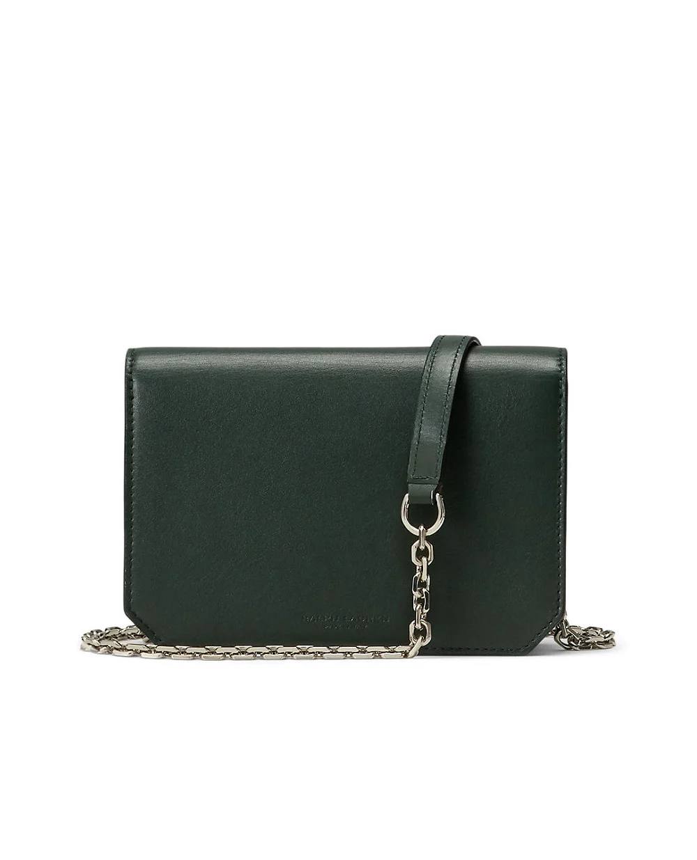 Сумка RL 888 із телячої шкіри Ralph Lauren Collection 434P02289001, зелений колір • Купити в інтернет-магазині Kameron