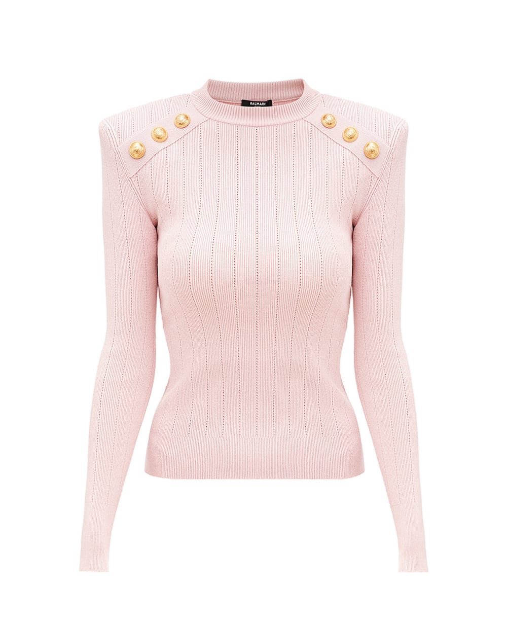 Джемпер Balmain DF1KD001KB07-S, розовый цвет • Купить в интернет-магазине Kameron