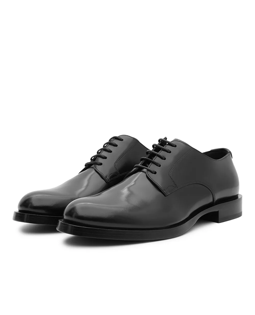 Дербі з телячої шкіри Dolce&Gabbana A10888-A1203, чорний колір • Купити в інтернет-магазині Kameron