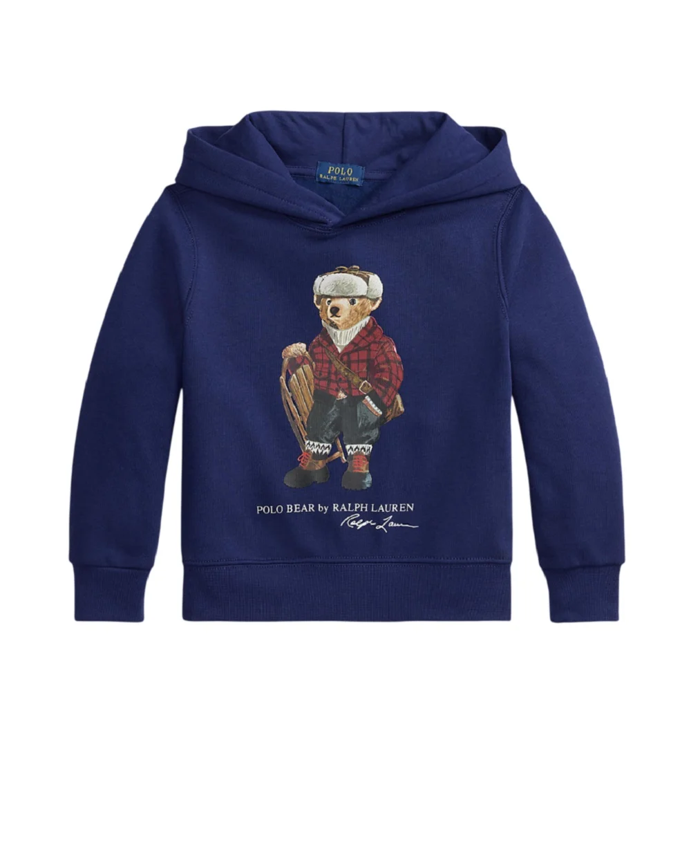 Дитячий худі Polo Bear з флісу Polo Ralph Lauren Kids 322981262001, синій колір • Купити в інтернет-магазині Kameron