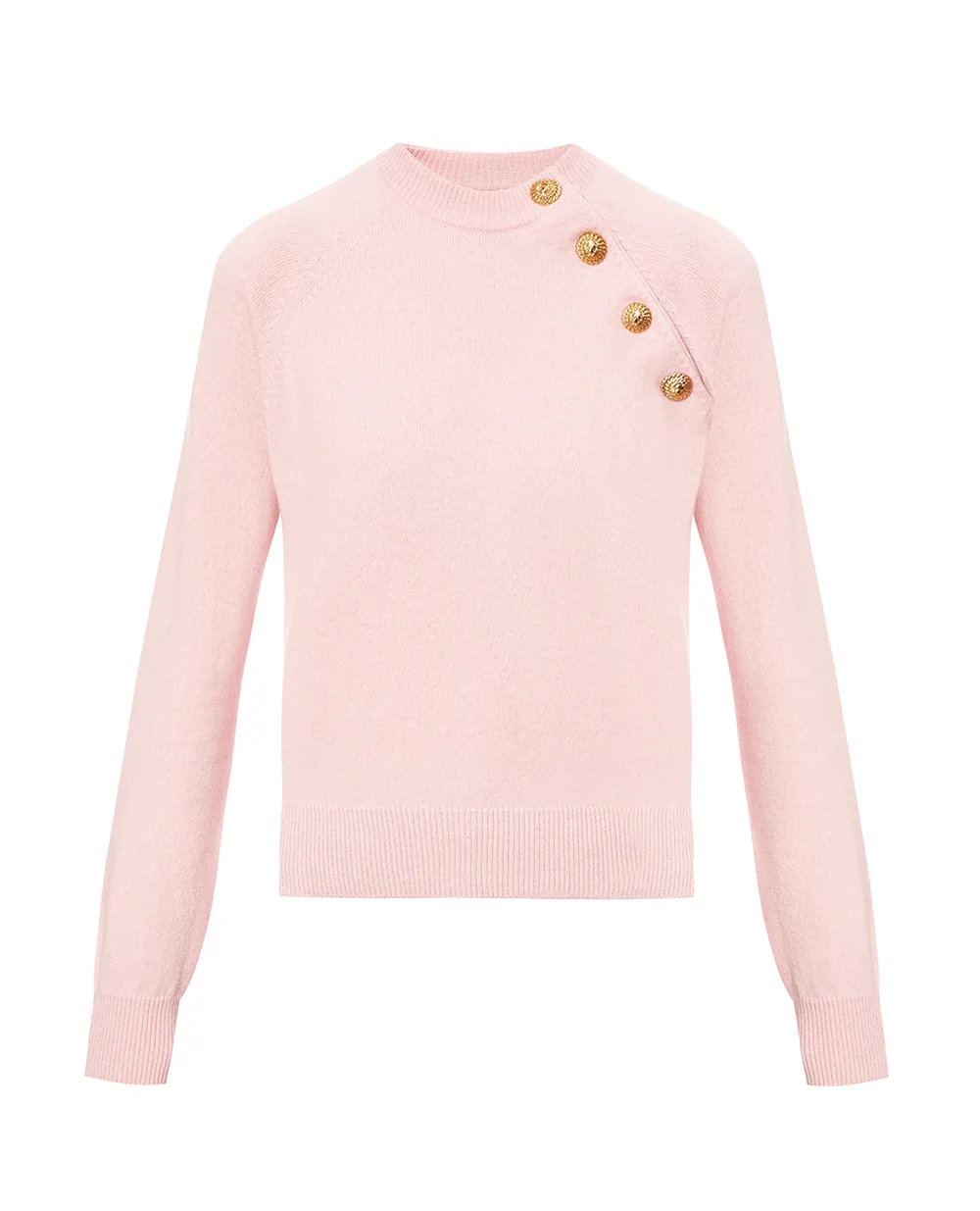 Джемпер з вовни та кашеміру Balmain GF1KA130KI87, рожевий колір • Купити в інтернет-магазині Kameron