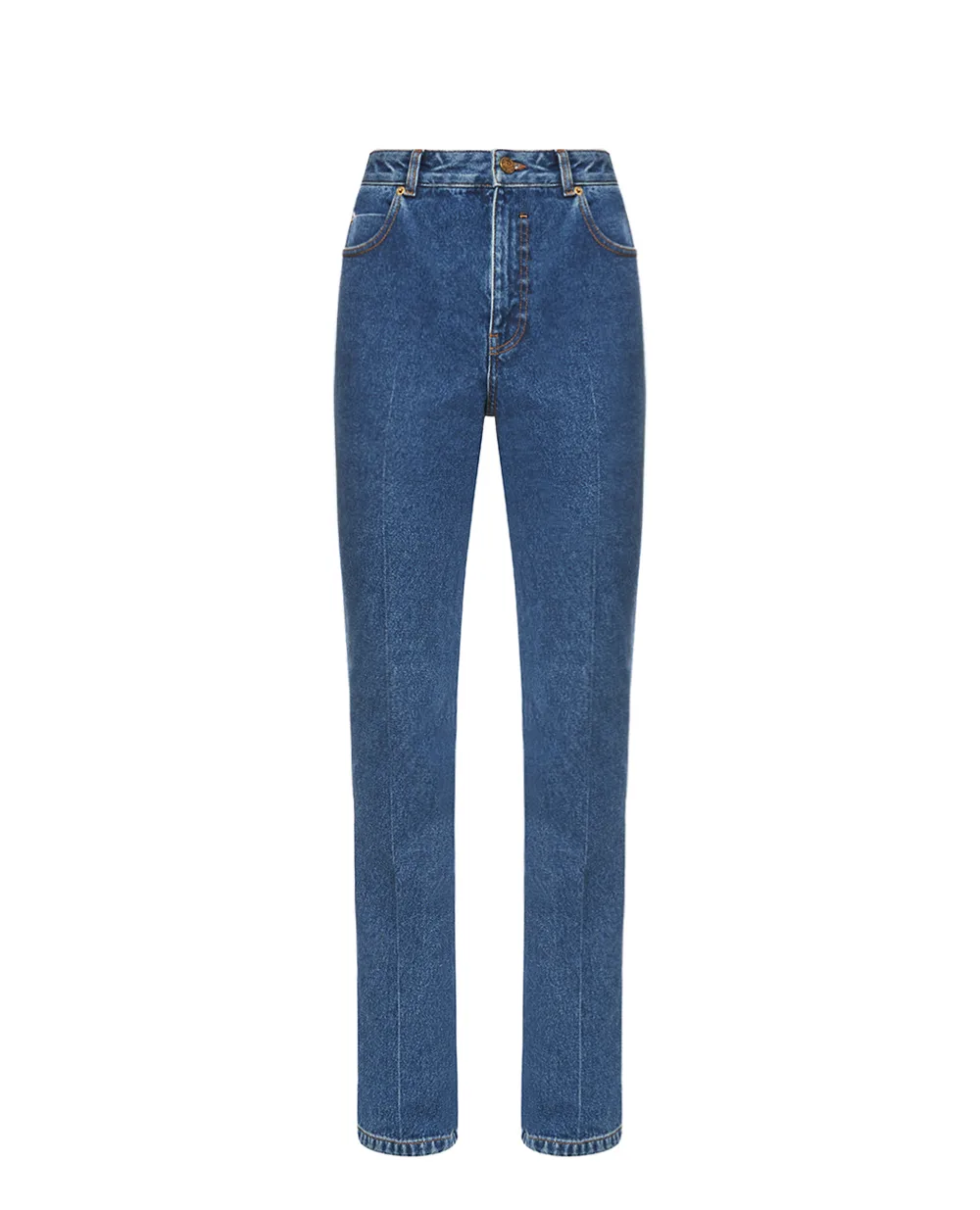 Джинсы прямого кроя Balmain GF1MI070DG08, синий цвет • Купить в интернет-магазине Kameron